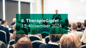 Save the date: 6. TherapieGipfel am 13. November 2024 in Berlin